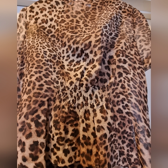 NWT Db Collection Sleeveless Leopard Dress With Short Sleeved Blazer. - Picture 3 of 16